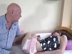 An old man wants to fuck young girl again